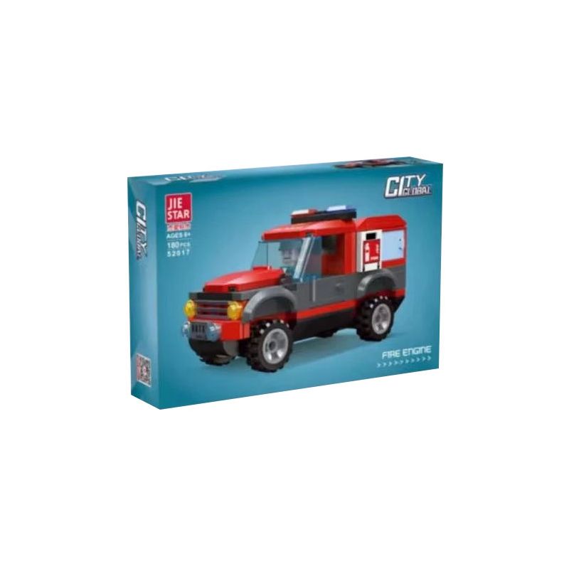 JIESTAR 52017 non Lego THÀNH PHỐ TOÀN CẦU XE CỨU HỎA bộ đồ chơi xếp lắp ráp ghép mô hình City FIRE ENGINE 271 khối