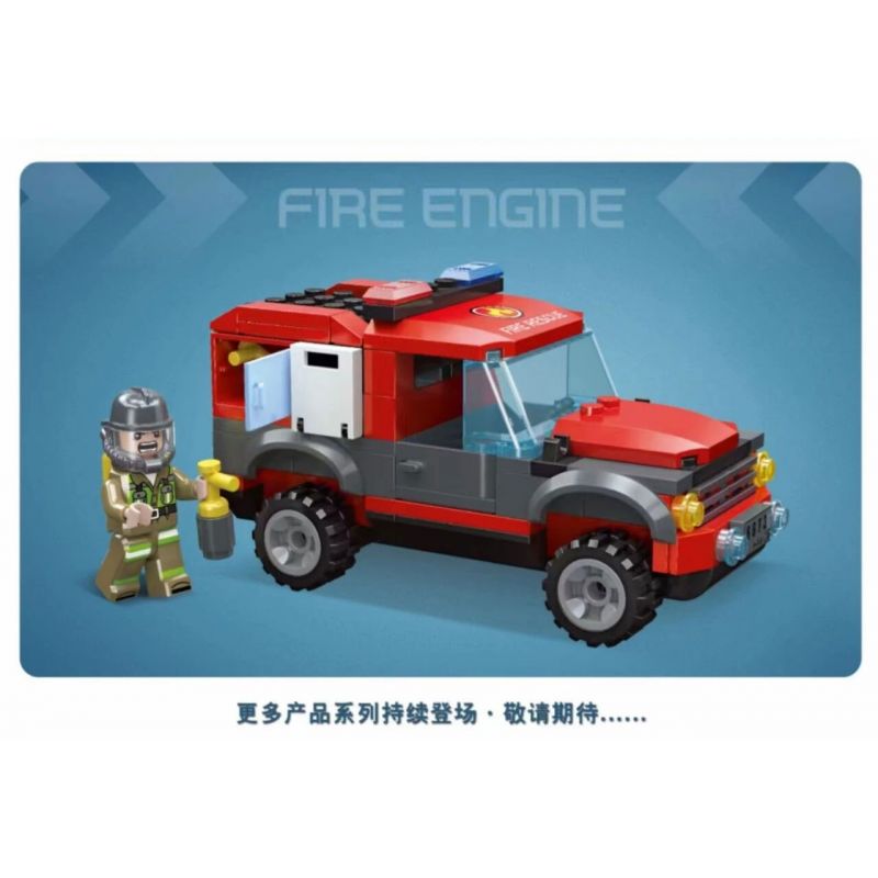JIESTAR 52017 non  THÀNH PHỐ TOÀN CẦU XE CỨU HỎA bộ đồ chơi xếp lắp ráp ghép mô hình City FIRE ENGINE 271 khối