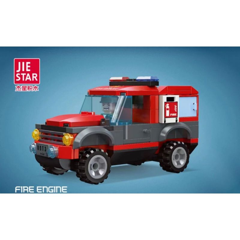 JIESTAR 52017 non  THÀNH PHỐ TOÀN CẦU XE CỨU HỎA bộ đồ chơi xếp lắp ráp ghép mô hình City FIRE ENGINE 271 khối