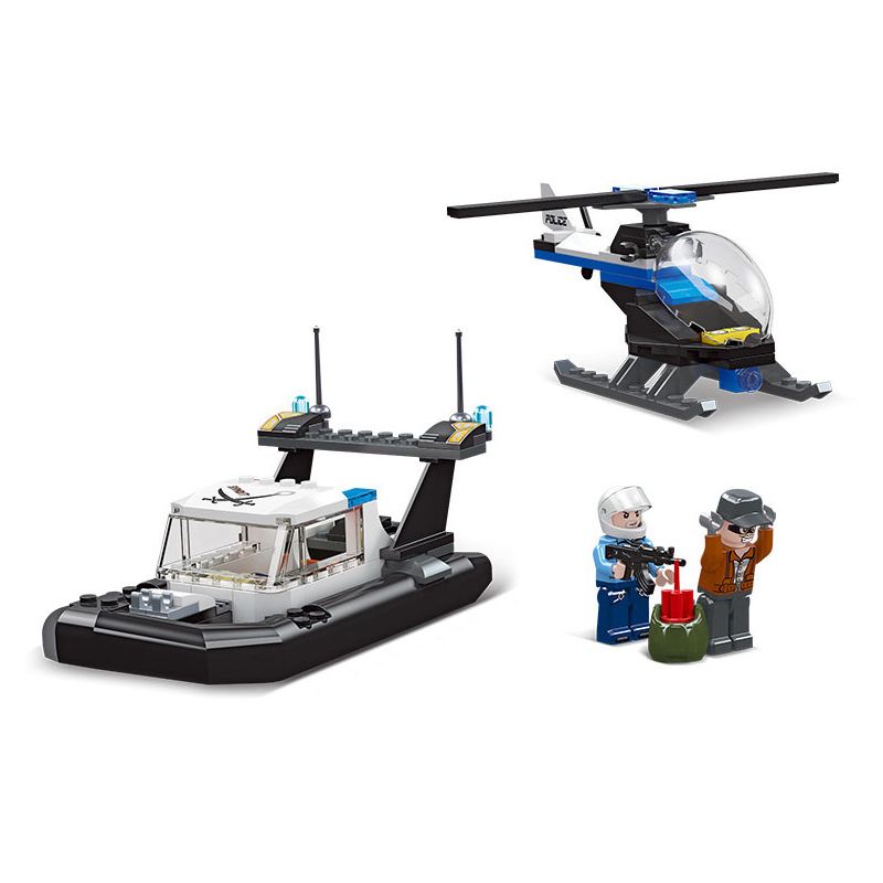 JIESTAR 54109 non Lego THÀNH PHỐ VŨ TRỤ MANHUNT bộ đồ chơi xếp lắp ráp ghép mô hình City PURSUIT 130 khối