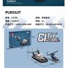JIESTAR 54109 non  THÀNH PHỐ VŨ TRỤ MANHUNT bộ đồ chơi xếp lắp ráp ghép mô hình City PURSUIT 130 khối