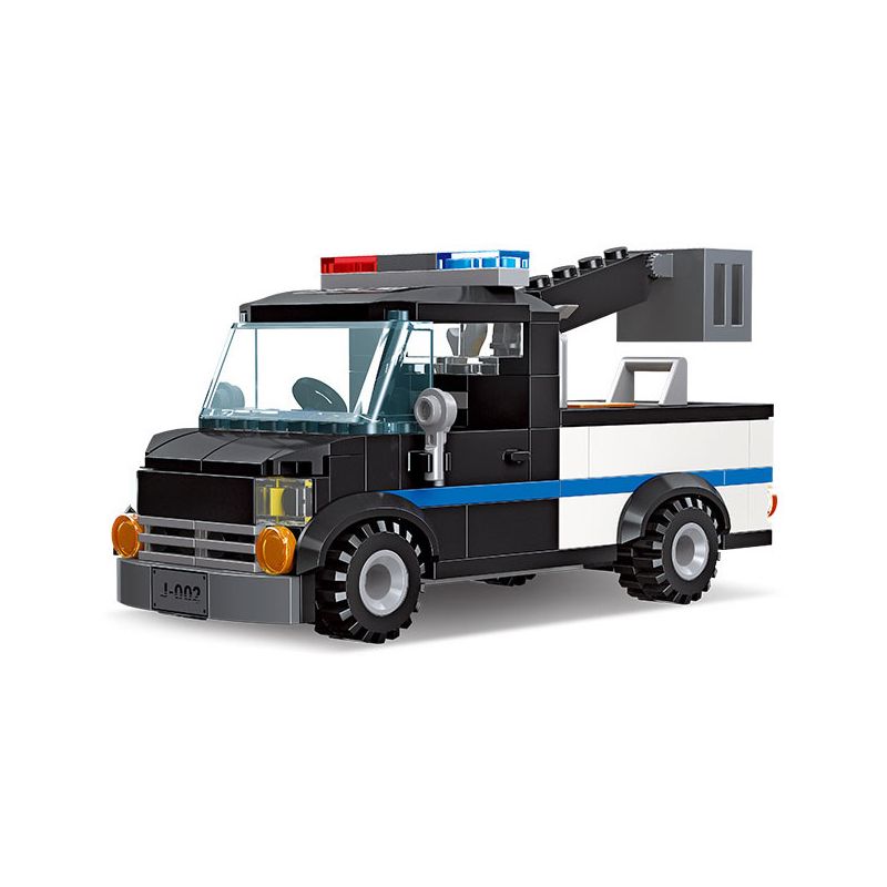 JIESTAR 54108 non Lego UNIVERSAL CITY XE CỨU HỘ NÂNG CỦA CẢNH SÁT bộ đồ chơi xếp lắp ráp ghép mô hình POLICE LIFE RESCUE VEHICLE Thành Phố 148 khối