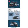JIESTAR 54108 non  UNIVERSAL CITY XE CỨU HỘ NÂNG CỦA CẢNH SÁT bộ đồ chơi xếp lắp ráp ghép mô hình POLICE LIFE RESCUE VEHICLE Thành Phố 148 khối