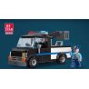 JIESTAR 54108 non  UNIVERSAL CITY XE CỨU HỘ NÂNG CỦA CẢNH SÁT bộ đồ chơi xếp lắp ráp ghép mô hình POLICE LIFE RESCUE VEHICLE Thành Phố 148 khối