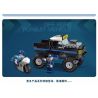 JIESTAR 54107 non  UNIVERSAL CITY ĐUỔI THEO XE ĐỊA HÌNH bộ đồ chơi xếp lắp ráp ghép mô hình OFF ROAD PURSUIT VEHICLE Thành Phố 147 khối