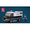 JIESTAR 54106 non  THÀNH PHỐ VŨ TRỤ XE CẢNH SÁT bộ đồ chơi xếp lắp ráp ghép mô hình City COMMAND POLICE CAR 122 khối