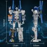 FORANGE FC3836 3836 non  SỰ KẾT HỢP ĐA NĂNG SPACE MECHA bộ đồ chơi xếp lắp ráp ghép mô hình Creator Sáng Tạo 527 khối
