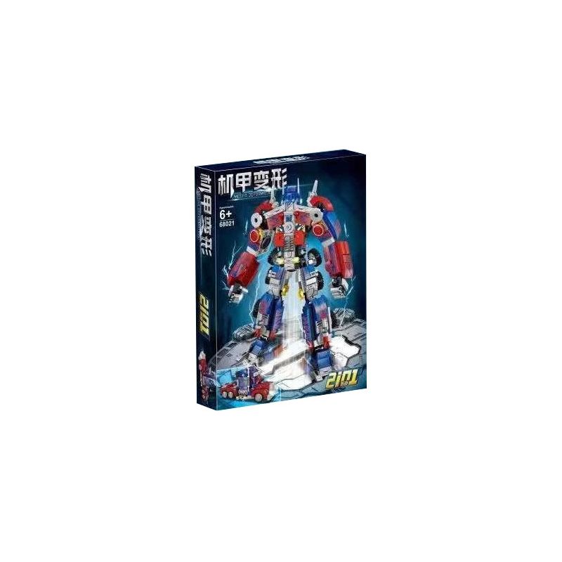 68021 non Lego CƠ KHÍ CHUYỂN ĐỔI OPTIMUS PRIME bộ đồ chơi xếp lắp ráp ghép mô hình Movie & Game MECHA DEFORMATION Phim Và Trò Chơi