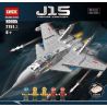 LWCK 90085 non  MÁY BAY CHIẾN ĐẤU J-15 bộ đồ chơi xếp lắp ráp ghép mô hình Military Army J15 FIGHTER AIRCRAFT Quân Sự Bộ Đội 2151 khối