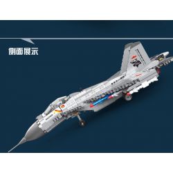 LWCK 90085 non  MÁY BAY CHIẾN ĐẤU J-15 bộ đồ chơi xếp lắp ráp ghép mô hình Military Army J15 FIGHTER AIRCRAFT Quân Sự Bộ Đội 2151 khối