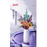 JAKI JK2679 2679 non  KỲ NGHỈ NẮNG bộ đồ chơi xếp lắp ráp ghép mô hình Flowers SUNSHINE HOLIDAY Hoa