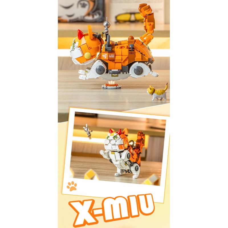 PLEYERID M38-P8018 P8018 8018 M38P8018 38-P8018 M38-P8018-02 P8018-02 8018-02 M38P8018-02 38-P8018-02 M38-P8017 P8017 8017 M38P8017 38-P8017 non  CƠ X-MIU MÈO HOÀNG TỬ MÀU CAM bộ đồ chơi xếp lắp ráp ghép mô hình Creator Expert Chuyên Gia Sáng Tạo