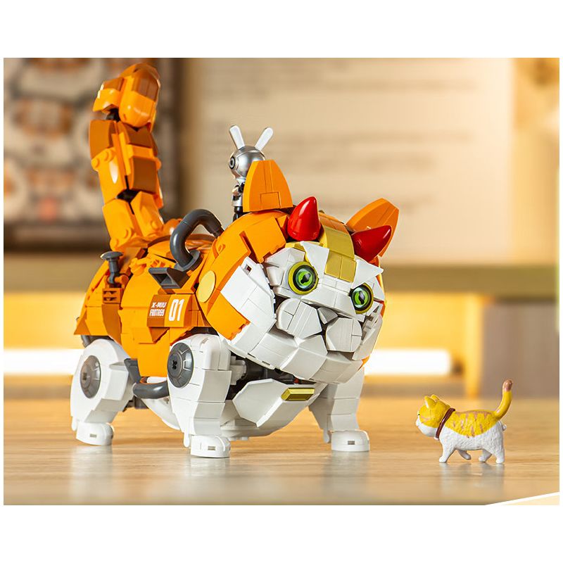 PLEYERID M38-P8018 P8018 8018 M38P8018 38-P8018 M38-P8018-02 P8018-02 8018-02 M38P8018-02 38-P8018-02 M38-P8017 P8017 8017 M38P8017 38-P8017 non  CƠ X-MIU MÈO HOÀNG TỬ MÀU CAM bộ đồ chơi xếp lắp ráp ghép mô hình Creator Expert Chuyên Gia Sáng Tạo