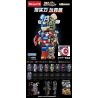 WANGAO 188009 non  GẤU CƠ CAPTAIN AMERICA 400% bộ đồ chơi xếp lắp ráp ghép mô hình BEAR ROBOT 1701 khối