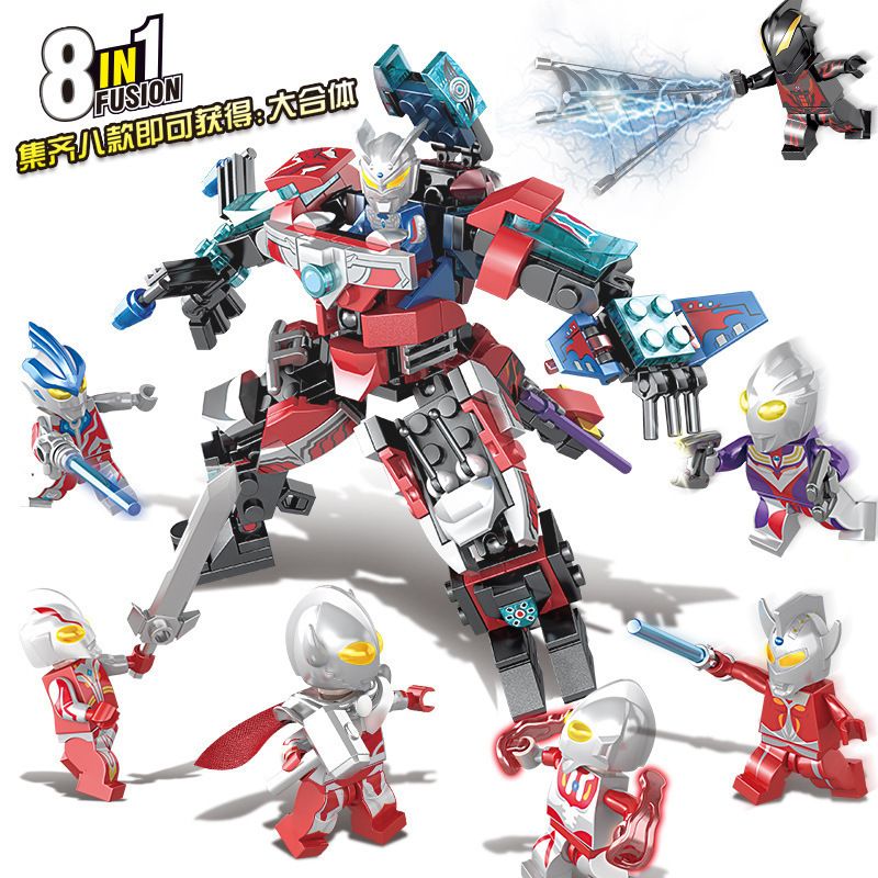 MG 195 non Lego SIÊU MECHA 8 LOẠI bộ đồ chơi xếp lắp ráp ghép mô hình Movie & Game Phim Và Trò Chơi