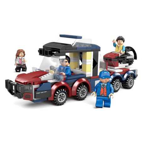 Kazi KY6096 6096 non  4 SỰ KẾT HỢP CỦA NHỮNG CHIẾC XE THỂ THAO NỔI TIẾNG bộ đồ chơi xếp lắp ráp ghép mô hình Racers Đua Tốc Độ