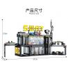 Kazi KY67292 67292 non  LỰC LƯỢNG SWAT TRỤ SỞ bộ đồ chơi xếp lắp ráp ghép mô hình Super Police Force Siêu Cảnh Sát 1238 khối