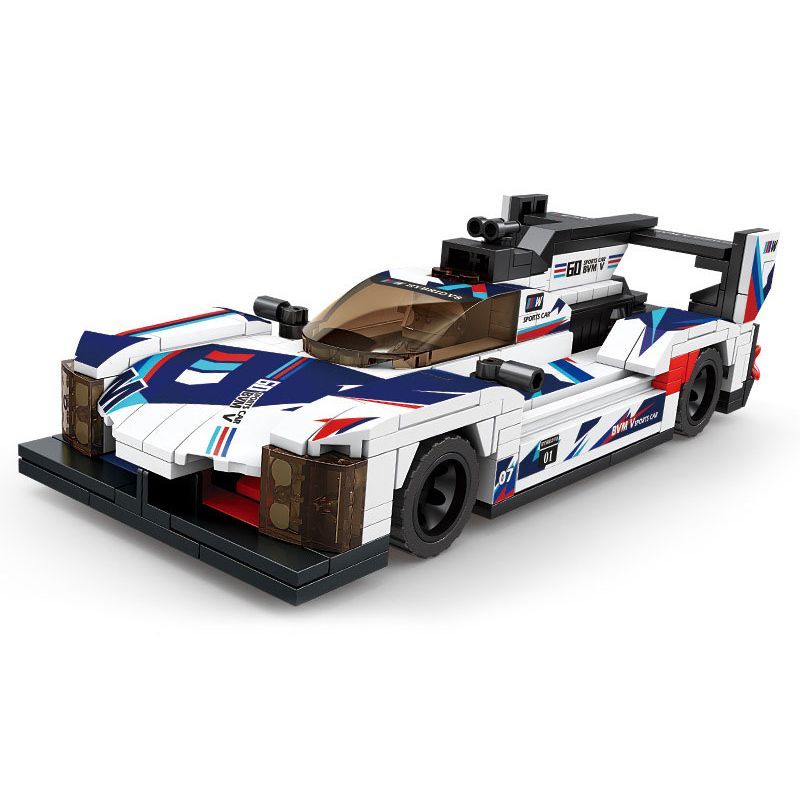 Kazi KY6136 6136 non Lego XE ĐUA ĐƯỜNG TRƯỜNG BMW HYBRID V8 bộ đồ chơi xếp lắp ráp ghép mô hình Speed Champions Racing Cars Đua Xe Công Thức 305 khối