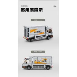 Kazi KY98270 98270 non  XE TẢI SHUAILING bộ đồ chơi xếp lắp ráp ghép mô hình City Thành Phố 285 khối