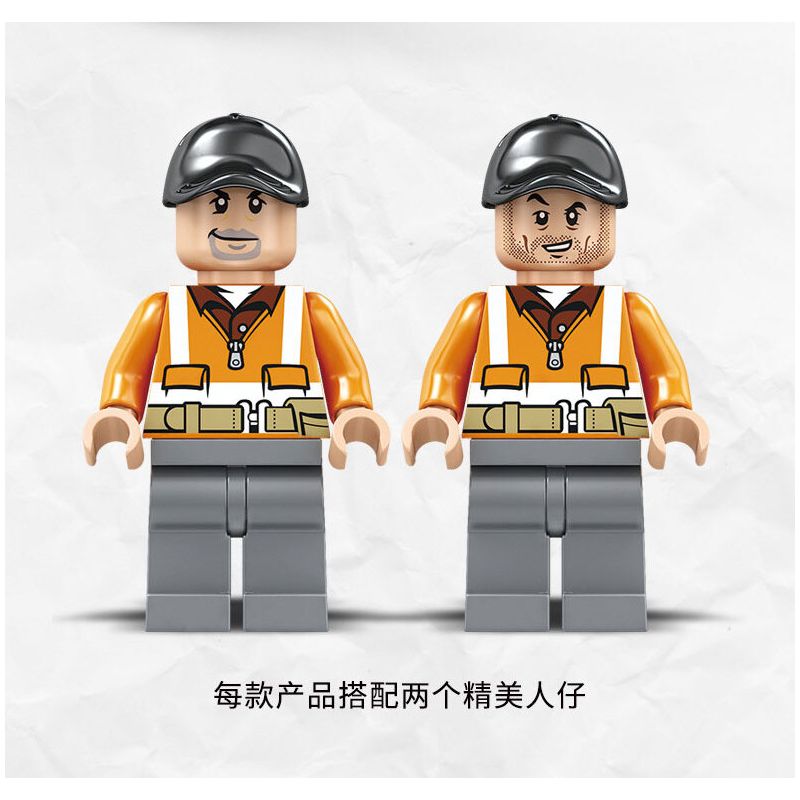 Kazi KY98270 98270 non  XE TẢI SHUAILING bộ đồ chơi xếp lắp ráp ghép mô hình City Thành Phố 285 khối