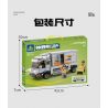 Kazi KY98270 98270 non  XE TẢI SHUAILING bộ đồ chơi xếp lắp ráp ghép mô hình City Thành Phố 285 khối