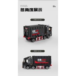 Kazi KY98269 98269 non  XE TẢI ĐÔNG LẠNH OMAN EST bộ đồ chơi xếp lắp ráp ghép mô hình City REFRIGERATED TRUCK Thành Phố 271 khối