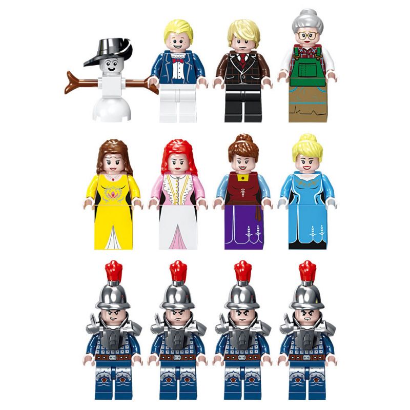 Kazi KY98712 98712 non  LÂU ĐÀI TƯỞNG TƯỢNG BĂNG VÀ TUYẾT bộ đồ chơi xếp lắp ráp ghép mô hình Girl Con Gái 1030 khối