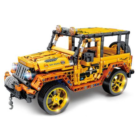 Kazi KY1049 1049 non  XE ĐỊA HÌNH WRANGLER bộ đồ chơi xếp lắp ráp ghép mô hình  Kỹ Thuật Công Nghệ Cao Mô Hình Phương Tiện 866 khối