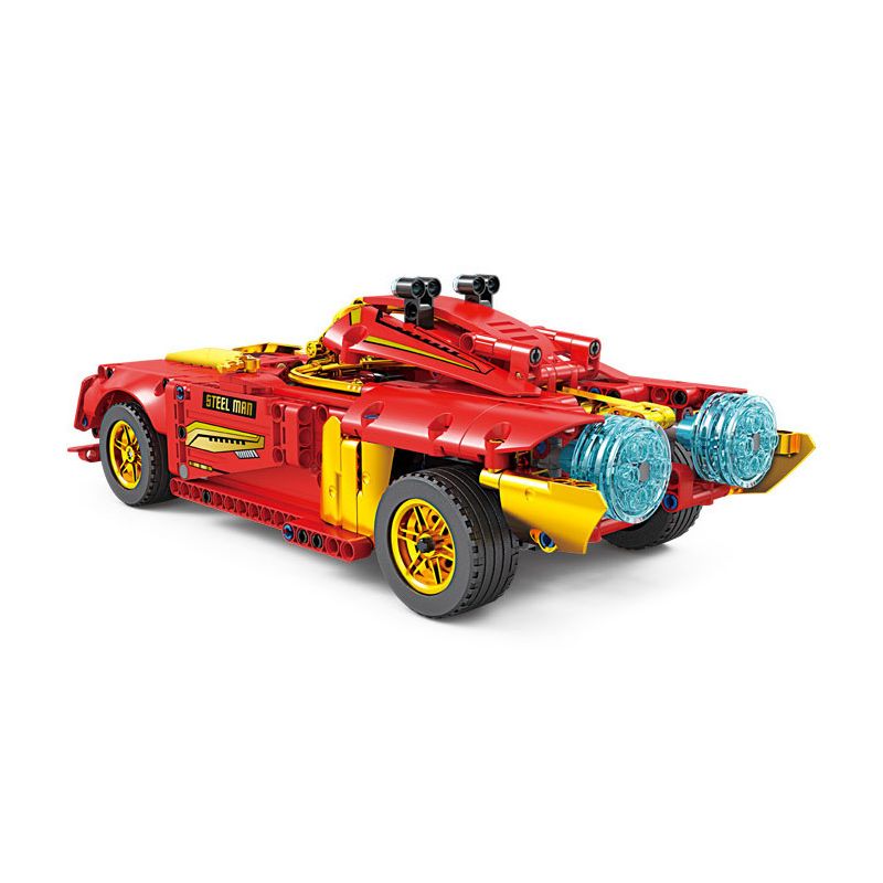 Kazi KY1074 1074 non  SIÊU XE IRON RANGER KÉO LÙI bộ đồ chơi xếp lắp ráp ghép mô hình  Kỹ Thuật Công Nghệ Cao Mô Hình Phương Tiện