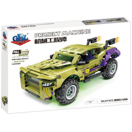 Kazi KY1073 1073 non  XE KÉO HULK CHARIOT bộ đồ chơi xếp lắp ráp ghép mô hình  Kỹ Thuật Công Nghệ Cao Mô Hình Phương Tiện