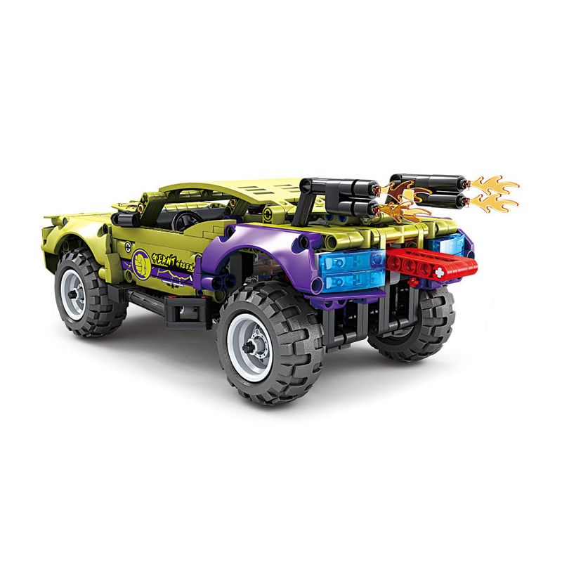 Kazi KY1073 1073 non  XE KÉO HULK CHARIOT bộ đồ chơi xếp lắp ráp ghép mô hình  Kỹ Thuật Công Nghệ Cao Mô Hình Phương Tiện