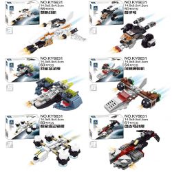 Kazi KY6631 6631 non  MÔ HÌNH VŨ TRỤ THỨ BA 8 bộ đồ chơi xếp lắp ráp ghép mô hình The Third Universe Vũ Trụ Thứ 3 1363 khối