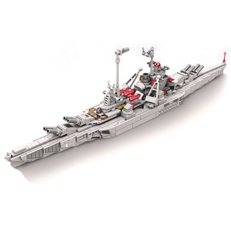 Kazi KY84144 84144 non  TRANG BỊ HIỆN ĐẠI THIẾT GIÁP HẠM BISMARCK 8 TỔ HỢP bộ đồ chơi xếp lắp ráp ghép mô hình Military Army INFORMATION WARFARE Quân Sự Bộ Đội 1469 khối