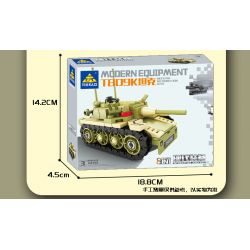 Kazi KY84122 84122 non  TRANG BỊ HIỆN ĐẠI XE BỌC THÉP RÀ PHÁ BOM MÌN BMR-3M 8 TỔ HỢP bộ đồ chơi xếp lắp ráp ghép mô hình Military Army Quân Sự Bộ Đội 1250 khối