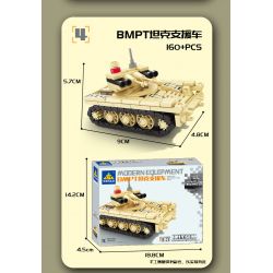 Kazi KY84122 84122 non  TRANG BỊ HIỆN ĐẠI XE BỌC THÉP RÀ PHÁ BOM MÌN BMR-3M 8 TỔ HỢP bộ đồ chơi xếp lắp ráp ghép mô hình Military Army Quân Sự Bộ Đội 1250 khối