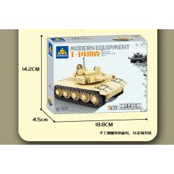 Kazi KY84122 84122 non  TRANG BỊ HIỆN ĐẠI XE BỌC THÉP RÀ PHÁ BOM MÌN BMR-3M 8 TỔ HỢP bộ đồ chơi xếp lắp ráp ghép mô hình Military Army Quân Sự Bộ Đội 1250 khối