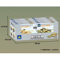 Kazi KY84122 84122 non  TRANG BỊ HIỆN ĐẠI XE BỌC THÉP RÀ PHÁ BOM MÌN BMR-3M 8 TỔ HỢP bộ đồ chơi xếp lắp ráp ghép mô hình Military Army Quân Sự Bộ Đội 1250 khối