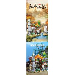 Kazi KY98732 98732 non  THUNG LŨNG MÙA bộ đồ chơi xếp lắp ráp ghép mô hình 680 khối