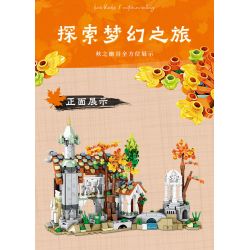 Kazi KY98732 98732 non  THUNG LŨNG MÙA bộ đồ chơi xếp lắp ráp ghép mô hình 680 khối