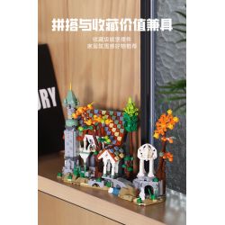 Kazi KY98732 98732 non  THUNG LŨNG MÙA bộ đồ chơi xếp lắp ráp ghép mô hình 680 khối