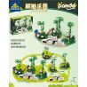 Kazi KY2013 2013 non  THIÊN ĐƯỜNG GẤU TRÚC bộ đồ chơi xếp lắp ráp ghép mô hình PANDA PARADISE 838 khối