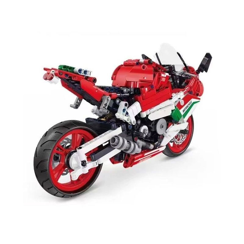 GBL KY1102 1102 non  XE MÁY DUCATI 1299PR bộ đồ chơi xếp lắp ráp ghép mô hình  Kỹ Thuật Công Nghệ Cao Mô Hình Phương Tiện 764 khối