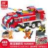 JIESTAR 52003 non  THÀNH PHỐ TOÀN CẦU XE CỨU HỎA SÂN BAY bộ đồ chơi xếp lắp ráp ghép mô hình City 433 khối