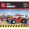 JIESTAR 52015 non  XE CỨU HỎA THÀNH PHỐ TOÀN CẦU CHỈ HUY CHỮA CHÁY bộ đồ chơi xếp lắp ráp ghép mô hình City URBAN FIRE ENGINE 104 khối