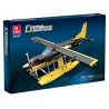 JIESTAR 58007 non  MÁY BAY HẠNG NHẸ ĐA NĂNG CÁNH QUẠT MỘT ĐỘNG CƠ CESSNA 208 bộ đồ chơi xếp lắp ráp ghép mô hình  Kỹ Thuật Công Nghệ Cao Mô Hình Phương Tiện 738 khối