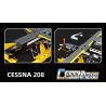 JIESTAR 58007 non  MÁY BAY HẠNG NHẸ ĐA NĂNG CÁNH QUẠT MỘT ĐỘNG CƠ CESSNA 208 bộ đồ chơi xếp lắp ráp ghép mô hình  Kỹ Thuật Công Nghệ Cao Mô Hình Phương Tiện 738 khối
