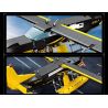 JIESTAR 58007 non  MÁY BAY HẠNG NHẸ ĐA NĂNG CÁNH QUẠT MỘT ĐỘNG CƠ CESSNA 208 bộ đồ chơi xếp lắp ráp ghép mô hình  Kỹ Thuật Công Nghệ Cao Mô Hình Phương Tiện 738 khối