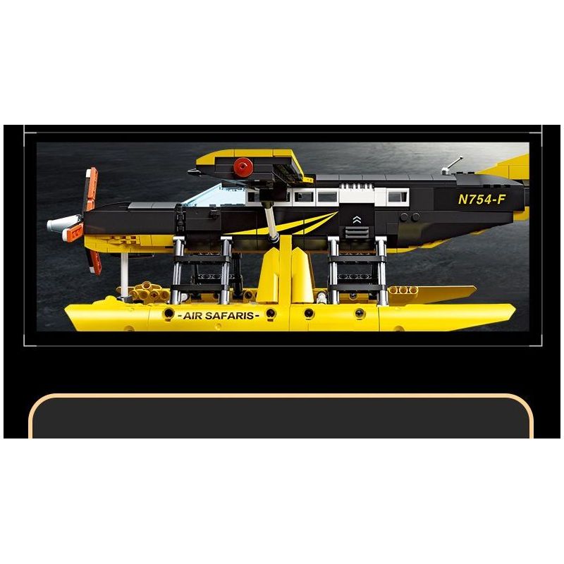 JIESTAR 58007 non  MÁY BAY HẠNG NHẸ ĐA NĂNG CÁNH QUẠT MỘT ĐỘNG CƠ CESSNA 208 bộ đồ chơi xếp lắp ráp ghép mô hình  Kỹ Thuật Công Nghệ Cao Mô Hình Phương Tiện 738 khối