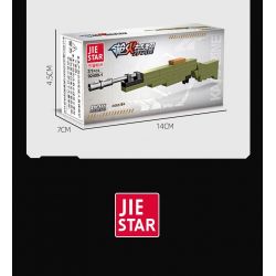 JIESTAR 92409 non  GUNFIRE GLORY SÚNG TRƯỜNG TẬP HỢP LOẠI 88 12 TỔ bộ đồ chơi xếp lắp ráp ghép mô hình 441 khối