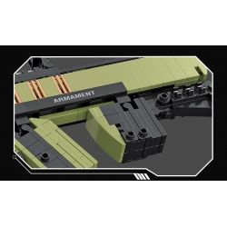 JIESTAR 92409 non  GUNFIRE GLORY SÚNG TRƯỜNG TẬP HỢP LOẠI 88 12 TỔ bộ đồ chơi xếp lắp ráp ghép mô hình 441 khối